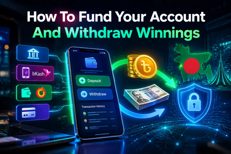 How To Fund Your Account And Withdraw Winnings